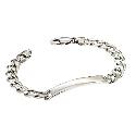 Men's Silver ID Bracelet