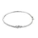 Silver Cubic Zirconia Bangle