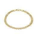 9ct Yellow Gold Double Snail Bracelet