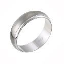 Palladium Matt Polished Wedding Ring