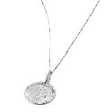 9ct White Gold St Christopher Pendant