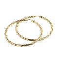 9ct Yellow Gold Twist Creole Earrings