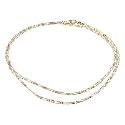 9ct Yellow Gold 20" Figaro Chain