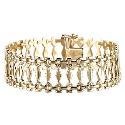 9ct Gold Hollow Mini Cleopatra Bracelet