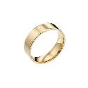 9ct Yellow Gold 6mm Heavyweight Flat Court Ring