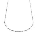 Silver Spiga Link Chain 16"