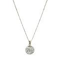 Sterling Silver Glitter Ball Pendant