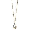 9ct Gold Diamond Cluster Pendant