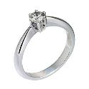 Facets of Love 18ct White Gold Half Carat Diamond Ring