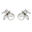 Sterling Silver Cultured Freshwater Pearl Stud Earrings