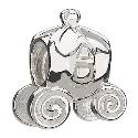 Chamilia - sterling silver Disney Pumpkin coach bead