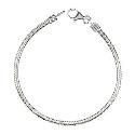 Chamilia silver plain bracelet 18cm or 7.1"