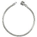 Chamilia silver snap bracelet 18cm or 7.1"