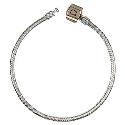 Chamilia sterling silver snap bracelet 19cm or 7.5"