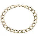 9ct Yellow Gold Men's Curb Bracelet