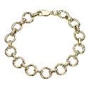 9ct Gold Circle Link Bracelet