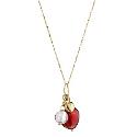 9ct Yellow Gold Multi Charm Murano Glass Pendant