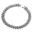 Sterling Silver Cubic Zirconia Bracelet