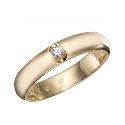 18ct Yellow Gold Men's Diamond Wedding Ring