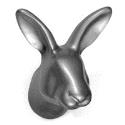 Rabbit Coat Hook (Silver)