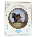 wedding snow globe