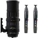 Sigma 150-500mm f5-6.3 DG OS HSM Lens - Pentax Fit Plus 2 Free LensPen Lens Cleaners